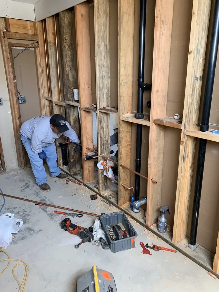 Commercial rough-in plumbing for Gas Line Repair in Springbrook